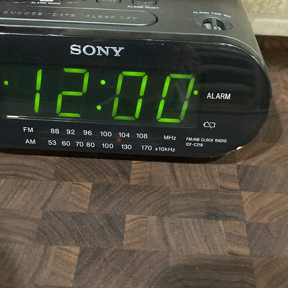 Sony Dream Machine Alarm Clock Radio